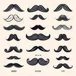 fake mustache image